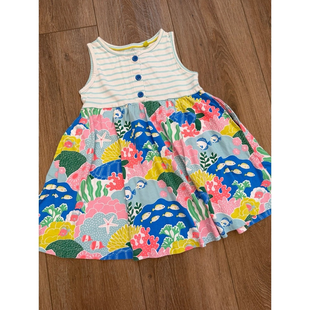 Boden 2-3Y Ocean Animals Dress